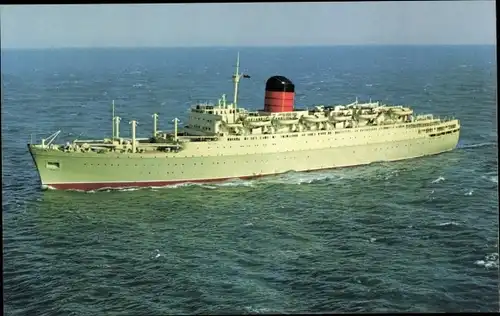 Ak Steamer Franconia, Dampfschiff, Cunard Line