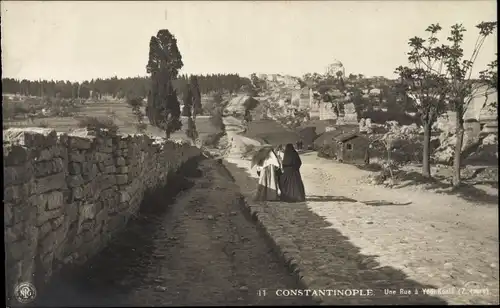 Ak Konstantinopel Istanbul Türkei, Une Rue à Yédi Konté