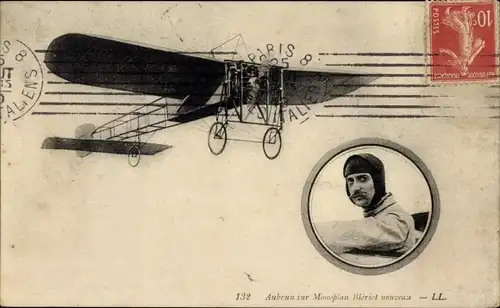 Ak Aviation, Aubrun sur Monoplan Bleriot, Flugpionier, Flugzeug