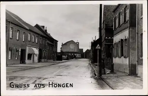 Foto Ak Höngen Hoengen Alsdorf Nordrhein Westfalen, Straßenpartie