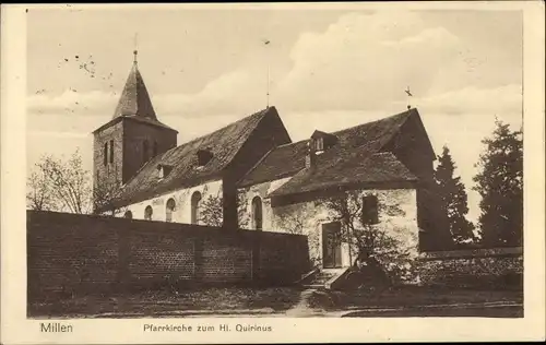 Ak Millen Selfkant Nordrhein Westfalen, Pfarrkirche zum Hl. Quirinus
