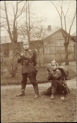 Foto Ak Hamburtg, Deutsche Soldaten in Uniformen, 2. Hanseatisches Infanterie Regiment 76