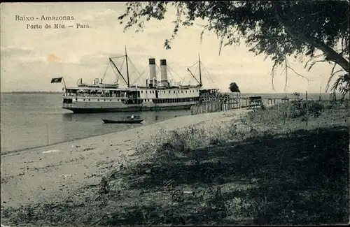 Ak Baixo Guandu Brasilien, Porto de Moz, Dampfer