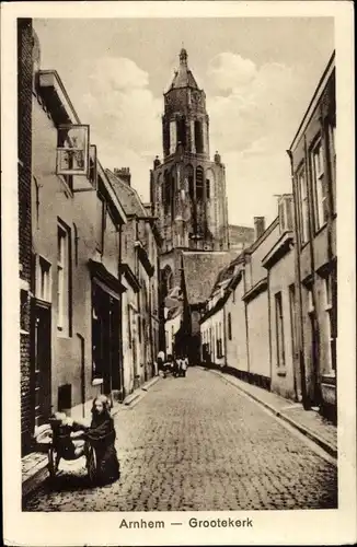 Ak Arnhem Gelderland Niederlande, Grootekerk