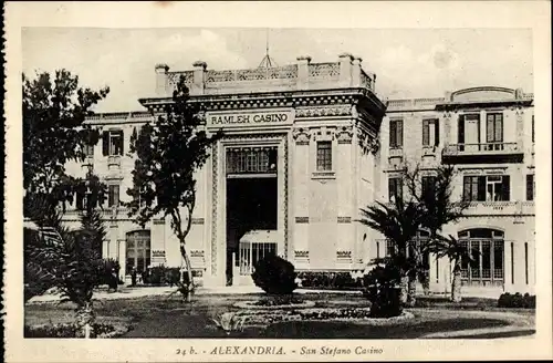 Ak Alexandria Ägypten, San Stefano Casino