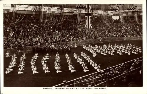 Ak Physical training display by the Royal Air Force, Turner