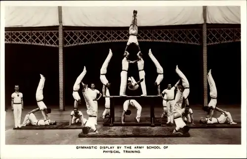 Ak Gymnastic display by the Army School of Physical Training, Turner