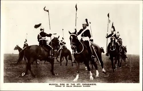 Ak Musical Ride by the 3rd Carabiniers, Prince of Wales Dragoon Guards