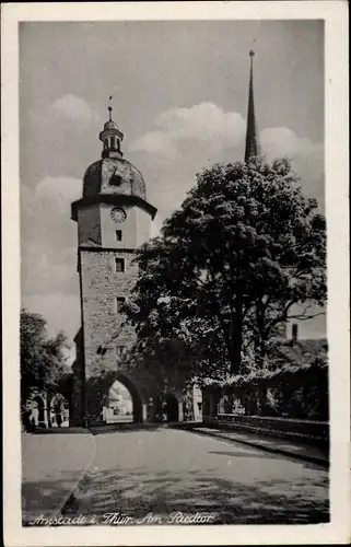 Ak Arnstadt in Thüringen,  Riedtor