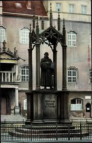 Ak Lutherstadt Wittenberg, Luther-Denkmal