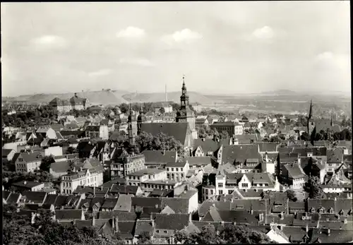 Ak Lutherstadt Eisleben, Blick vom Weinberg