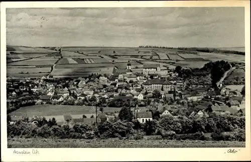 Ak Arnstein in Unterfranken, Panorama vom Ort