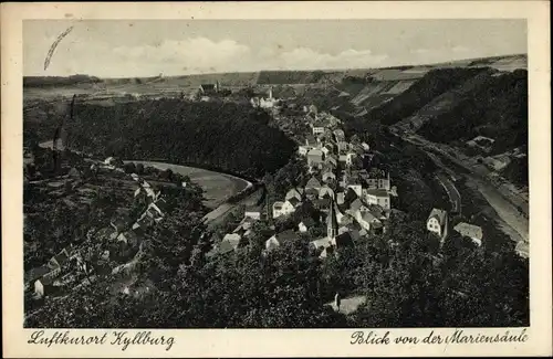 Ak Kyllburg in der Eifel, Blick von der Mariensäule, Ortspanorama