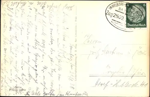 Ak Bad Liebenstein im Thüringer Wald, Kurgartenpartie