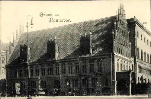 Ak Hannover in Niedersachsen, Altes Rathaus