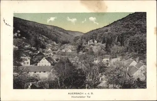 Ak Auerbach Bensheim an der Bergstraße in Hessen,  Hochstädter Tal