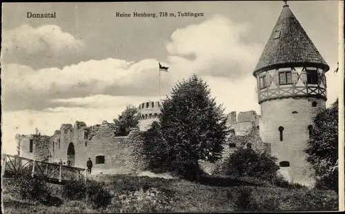 Ak Tuttlingen an der Donau Württemberg, Ruine Homburg