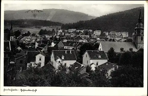 Ak Friedrichroda im Thüringer Wald, Gesamtansicht