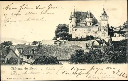 Ak Nyon Kanton Waadt, Château