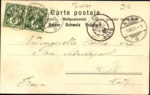 Ak Nyon Kanton Waadt, Château