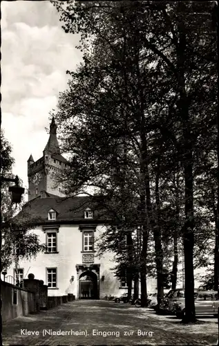 Ak Kleve am Niederrhein, Eingang zur Burg