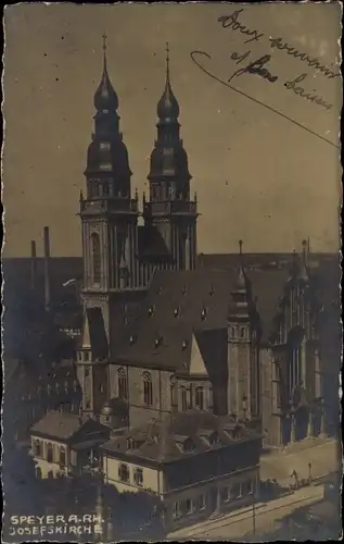Ak Speyer am Rhein, Josefskirche