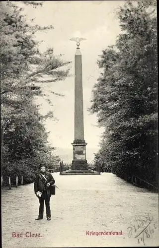 Ak Kleve am Niederrhein, Kriegerdenkmal