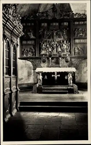 Ak Nordseebad Sankt Peter Ording, Kirche, Altar