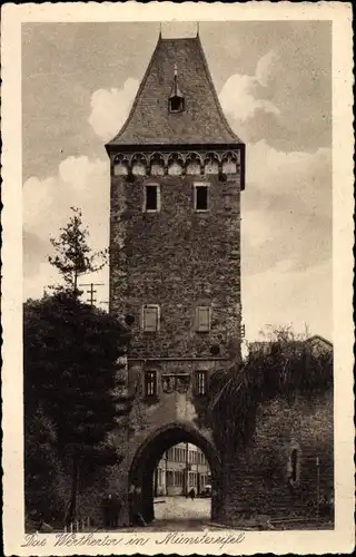 Ak Bad Münstereifel in Nordrhein Westfalen, Das Werthertor