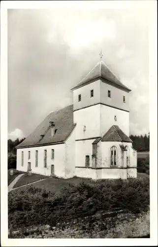 Ak Besenfeld Urnagold Seewald im Schwarzwald, ev. Kirche
