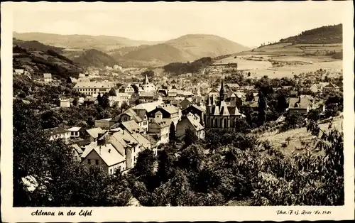 Ak Adenau im Kreis Ahrweiler Rheinland Pfalz, Panorama mit Hotel Zum wilden Schwein