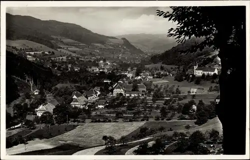 Ak Altsimonswald Simonswald im Schwarzwald, Panorama Simonswälder Tal