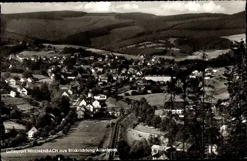 Ak Hilchenbach in Westfalen, Ortsansicht aus Blickrichtung Allenbach