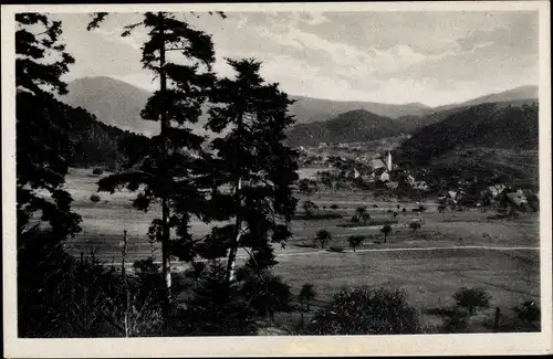 Ak Geroldsau Lichtental Baden Baden am Schwarzwald, Panorama