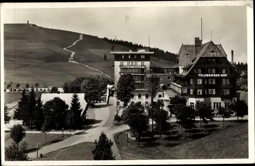 Ak Feldberg im Schwarzwald, Das Hotel Feldbergerhof mit Umgebung