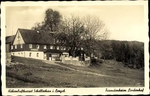 Ak Schellerhau Altenberg im Erzgebirge, Fremdenheim Lindenhof