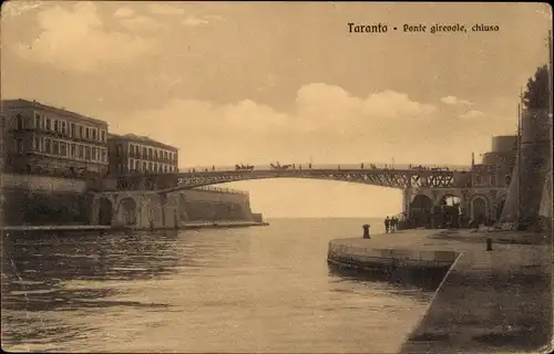 Ak Tarent Taranto Puglia, Ponte  girevole, chiuso