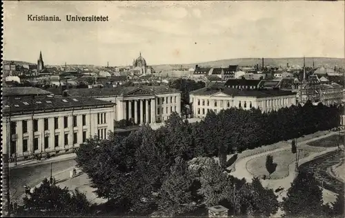 Ak Kristiania Christiania Oslo Norwegen, Universitetet