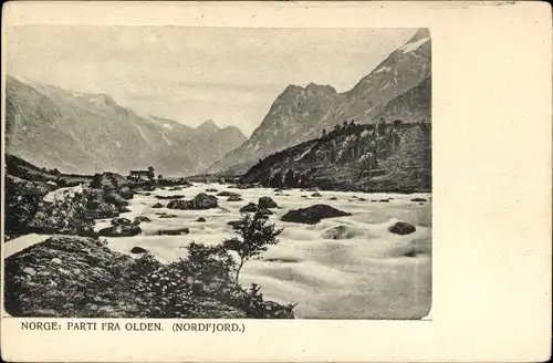 Ak Olden Norwegen, Partie am Nordfjord