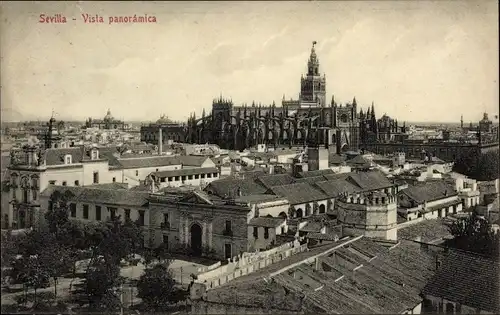 Ak Sevilla Andalusien, Vista panoramica