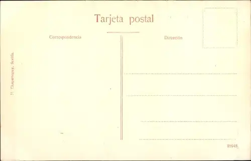 Ak Sevilla Andalusien, Fachada principal de la Fabrica de Tabacos