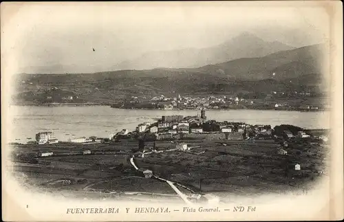 Ak Hondarribia Fuenterrabia Baskenland, Vista General, Hendaya