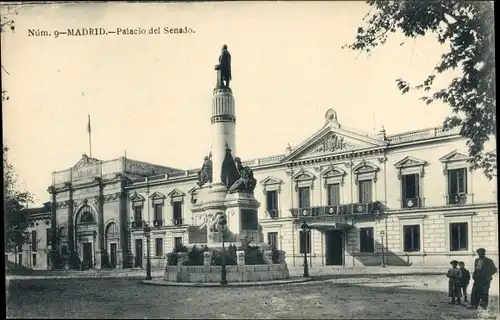 Ak Madrid Spanien, Palacio del Senado