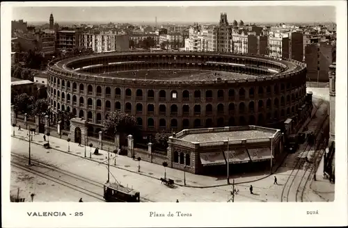 Ak Valencia Stadt Spanien, Plaza de Toros