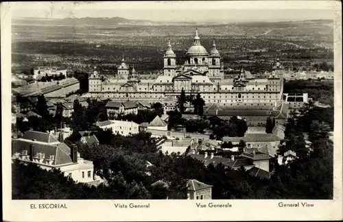 Ak El Escorial Madrid, Vista General