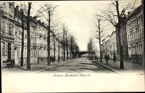 Ak Anvers Antwerpen Flandern, Boulevard Leopold