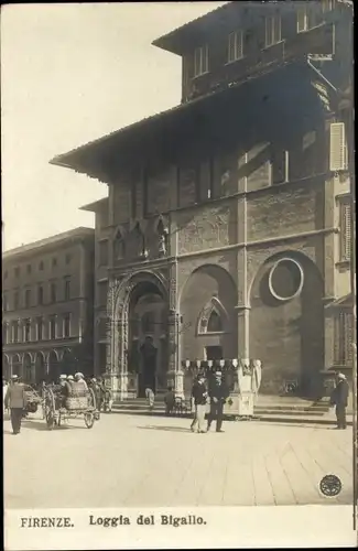 Ak Firenze Florenz Toscana, Loggia del Bigallo