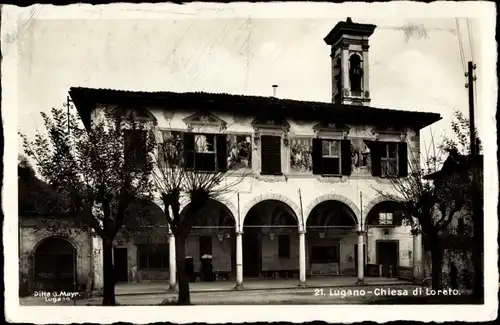 Ak Lugano Kanton Tessin Schweiz, Chiesa di Loreto