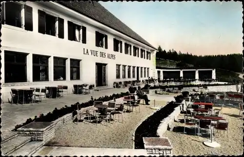 Ak Neuchâtel Neuenburg Stadt, Hotel de la vue des Alpes