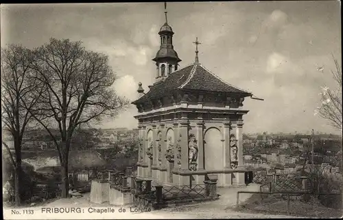 Ak Fribourg Freiburg Stadt Schweiz, Chapelle de Lorette